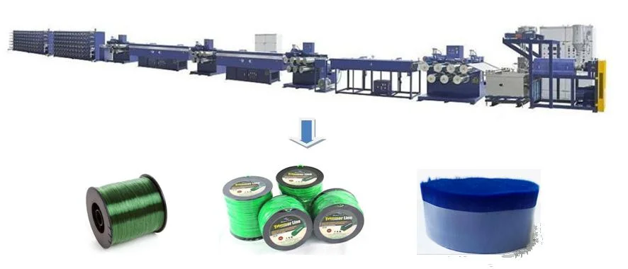 PP HDPE Nylon Pet Fishing Net Monofilament Yarn Extruding Machine/Rope Making Production Line