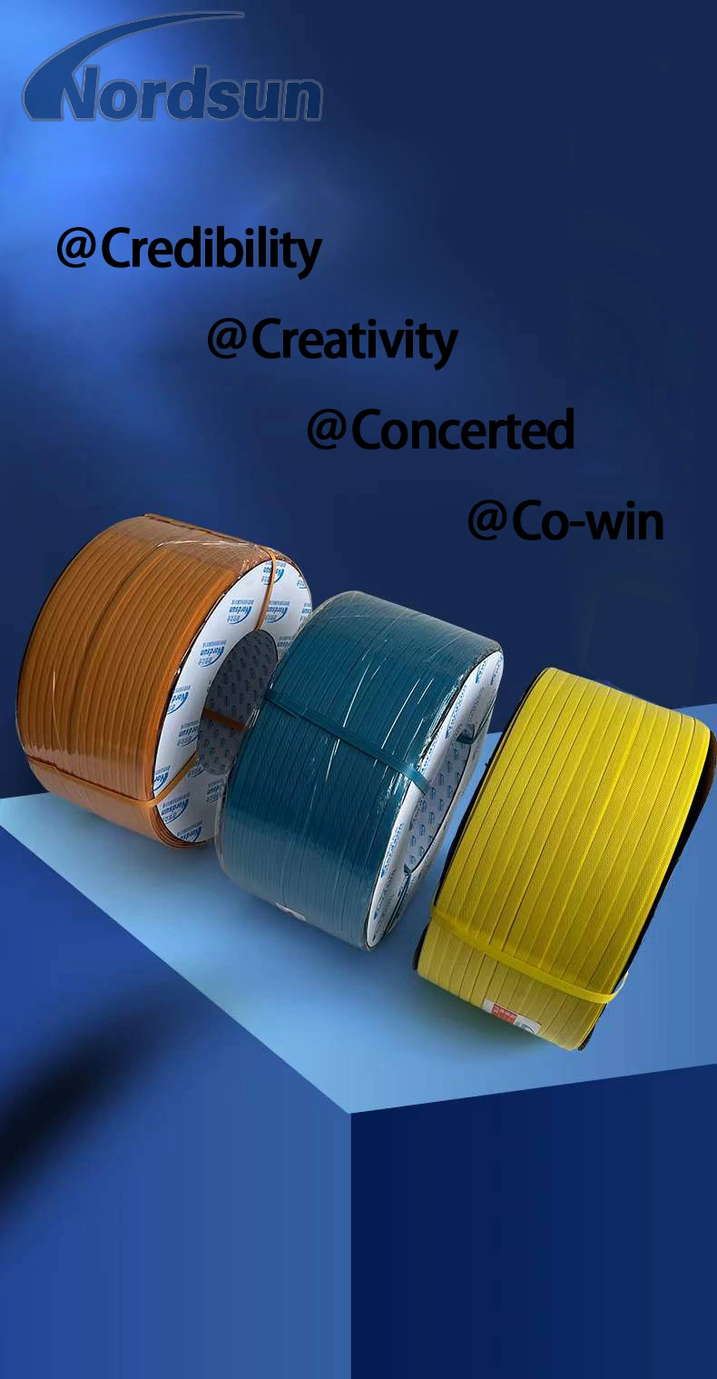 Width 5-19mm Mulit Color and Size Polypropylene Band for Strapping Machine