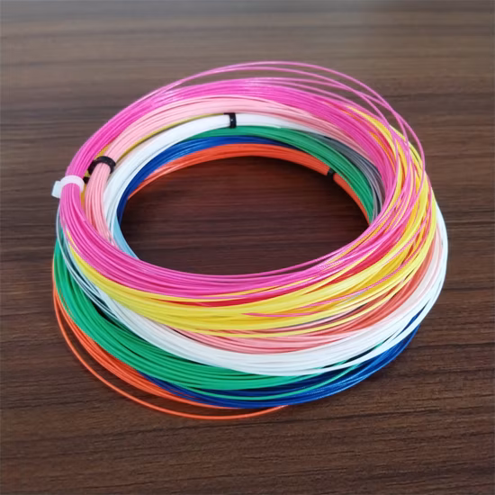 내구성이 뛰어난 0.70mm 30lbs 도매 배드민턴 라켓 스트링 릴